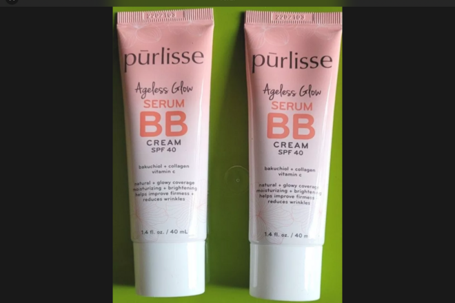 Purlisse Glow Serum BB Cream SPF 40  1.4 fl oz 24pc lot