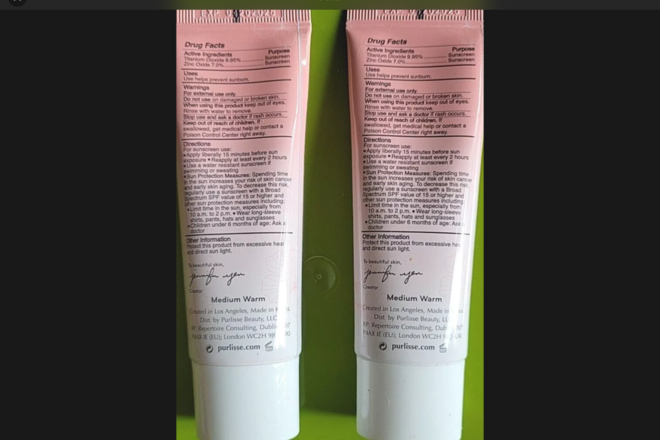 Purlisse Glow Serum BB Cream SPF 40  1.4 fl oz 24pc lot