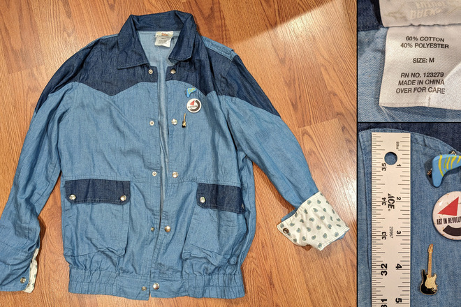 Marty McFly shirt/overshirt/vest combo (BTTF)