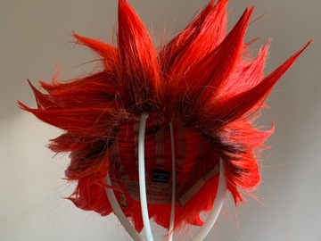 Selling with online payment: Spiked red wig