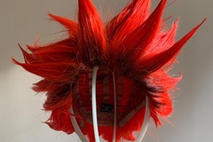 Selling with online payment: Spiked red wig