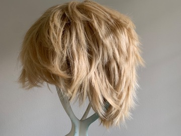 Selling with online payment: Shaggy blonde wig