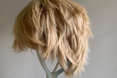 Selling with online payment: Shaggy blonde wig