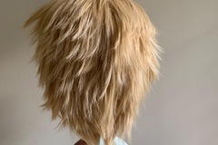 Selling with online payment: Shaggy blonde wig