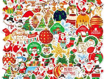 Bulk Lots: 2000PCS Christmas Stickers Party Favor Decorations