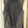 Winter sports: Black fleece gilet