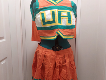 Selling with online payment: Uraraka Ochako My Hero Academia Cheerleader Uniform 