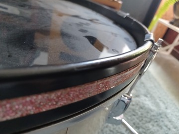 Selling with online payment: Sparkling Peacock  Pearl 20" hoop and inlay LEEDY/Slingerland