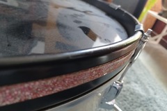 Selling with online payment: Sparkling Peacock  Pearl 20" hoop and inlay LEEDY/Slingerland