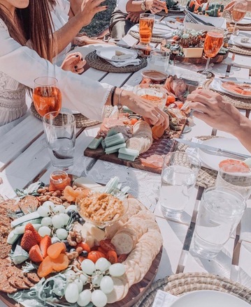 Luxury poolside picnics at a stunning rural glamping retreat