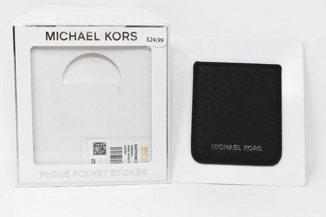 Michael Kors Leather Phone Stick-On Wallet