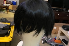 Selling with online payment: Short black wig