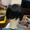 Selling with online payment: Short black wig