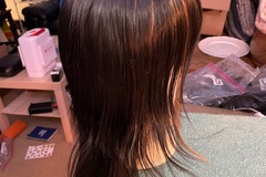 Selling with online payment: Medium Black with blonde streaks 
