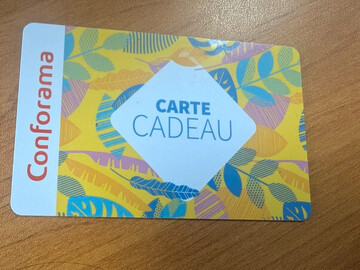 Vente: Carte cadeau Conforama (100€)
