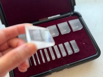 Selling with online payment: Gulden Ophthalmics 17 piece Prism Set