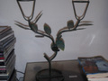 Giving away: Porte-bougie métal offert pour achat d'un objet