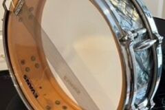 Selling with online payment: AJAX 14” X 4” GREY PEARL WOOD SHELL [ From Dave Mattacks collecti