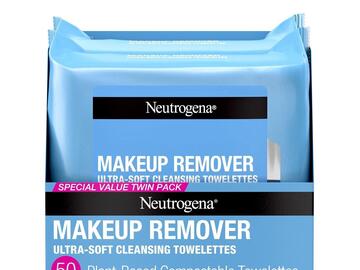 Bulk Lots: Neutrogena Makeup Remover Ultra-Soft Cleansing Towelettes - $15