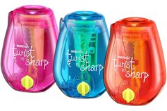 Bulk Lots: Bostitch Twist E-N-Sharp Pencil Sharpener - assorted colors 