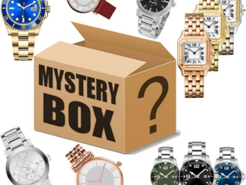 Checkout: Mystery Box of 6 Stainless Steel Watches - Assorted Styles