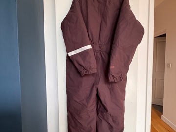 Winter sports: ZigZag Vally Kids Ski Suit - Plum Burgundy
