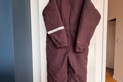 Winter sports: ZigZag Vally Kids Ski Suit - Plum Burgundy