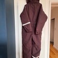 Winter sports: ZigZag Vally Kids Ski Suit - Plum Burgundy