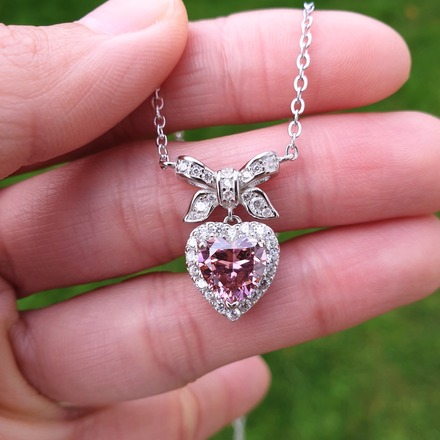 Birthstone necklaces, 925 sterling silver, AAAA cubic zirconia