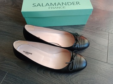 Vente: Escarpins noirs SALAMANDER tout cuir - Pointure 41