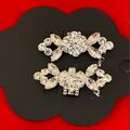 Bulk Lots: 40 pairs-- Rhinestone Shoe Clips-- $2.50 pair-- $20.00 Retail