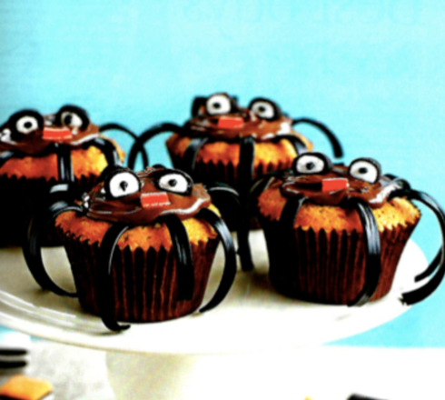 Spider cupcakes