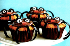 Partage: Spider cupcakes