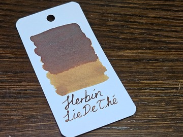 Selling: Herbin Lie de Thè Ink Sample 4ml 