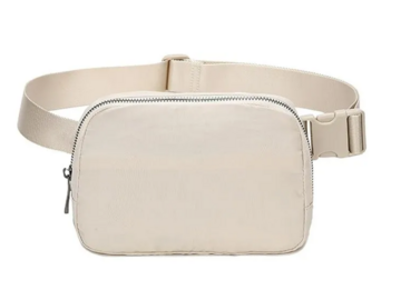 Bulk Lots: Fanny Pack Crossbody Bag– Beige – Item #7132