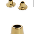 Selling: 32 Gold Enamel CandleStick Holders 