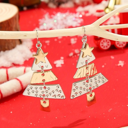 40 Pairs Charming Christmas Tree Dangle Earrings