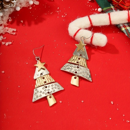40 Pairs Charming Christmas Tree Dangle Earrings