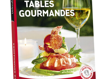 Vente: Coffret Wonderbox "Tables gourmandes" (59,90€)