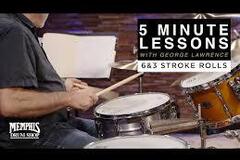 Announcement: New Video - 5 Minute Drum Lessons with George Lawrence