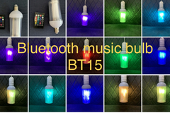 Bulk Lots: Bluetooth music bulbs with remote control RGB color 15w 10 units