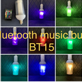 Bulk Lots: Bluetooth music bulbs with remote control RGB color 15w 10 units