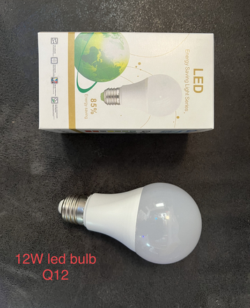 LED bulb white 12W 24pcs