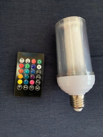 Bluetooth music bulbs with remote control RGB color 15w 10 units