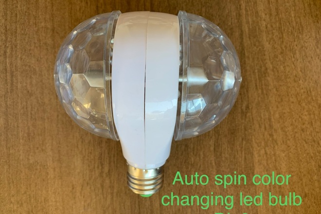 Party light LED spin disco light bulb 6W 10 unit