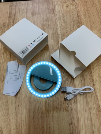 led selfie light for phone brand new in box rechargeable 100pcs