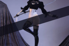 In Search Of: 2b NieR Bodysuit size S/M dokidoki