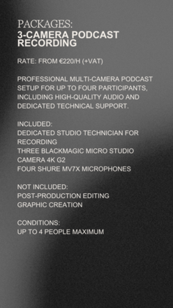 STUDIO 16 - Podcast/Stream studio