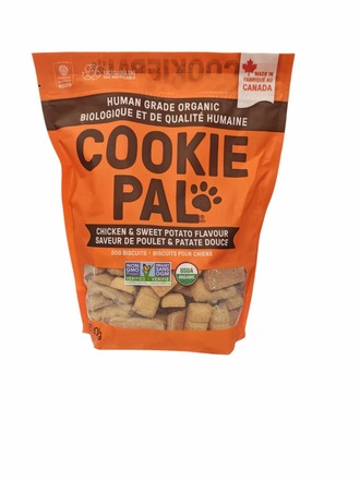 Cookie Pal Organic dog cookies New one Case of 10 bags 2# each 