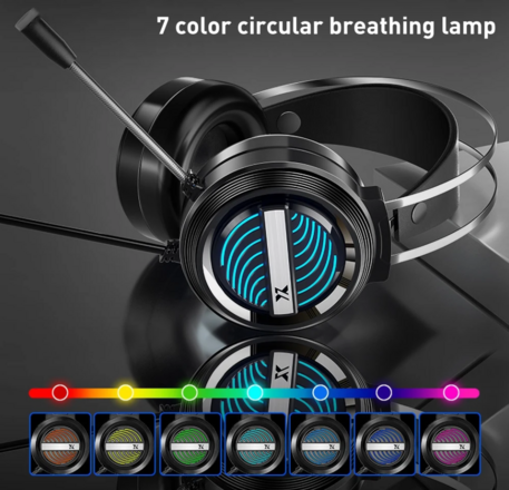 15pcs - Wired Deep Bass Stereo Gaming Heasdset